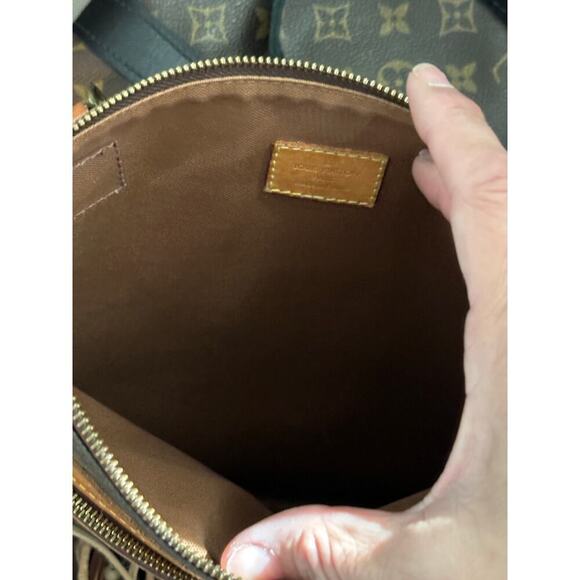 Vintage Boho Louis Vuitton Women's Brown Braided Leather Pochette Bosphore Bag - Picture 15 of 16